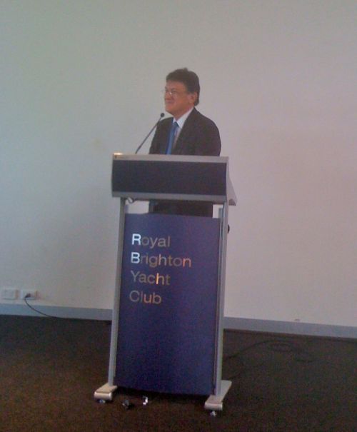 Alan Oster, Chief Economist, National Australia Bank presenting